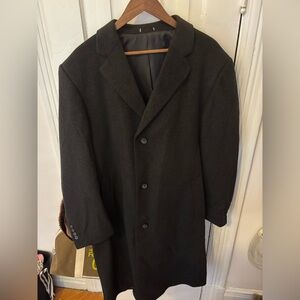 vintage oversized wool trench coat